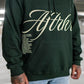 Rise Above Hoodie - Army / Cream