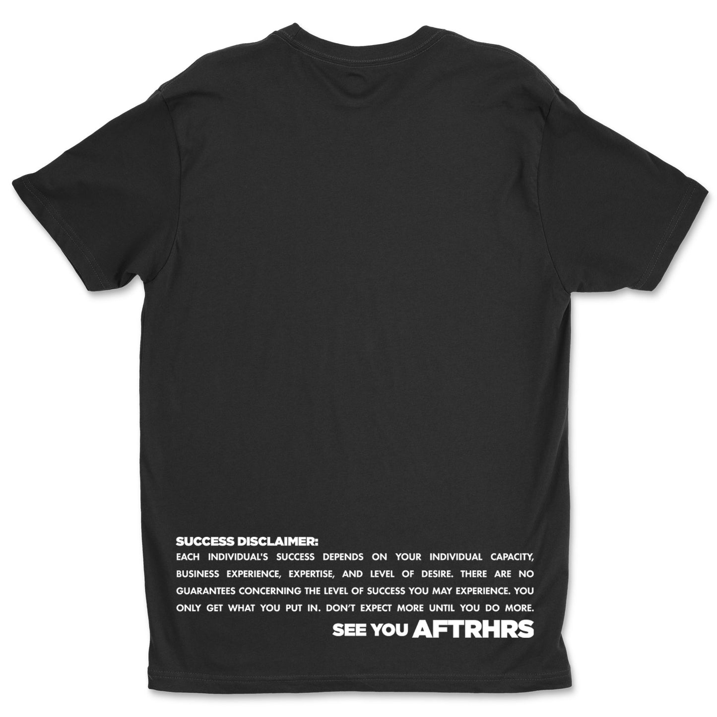 Success Disclaimer Shirt - Black