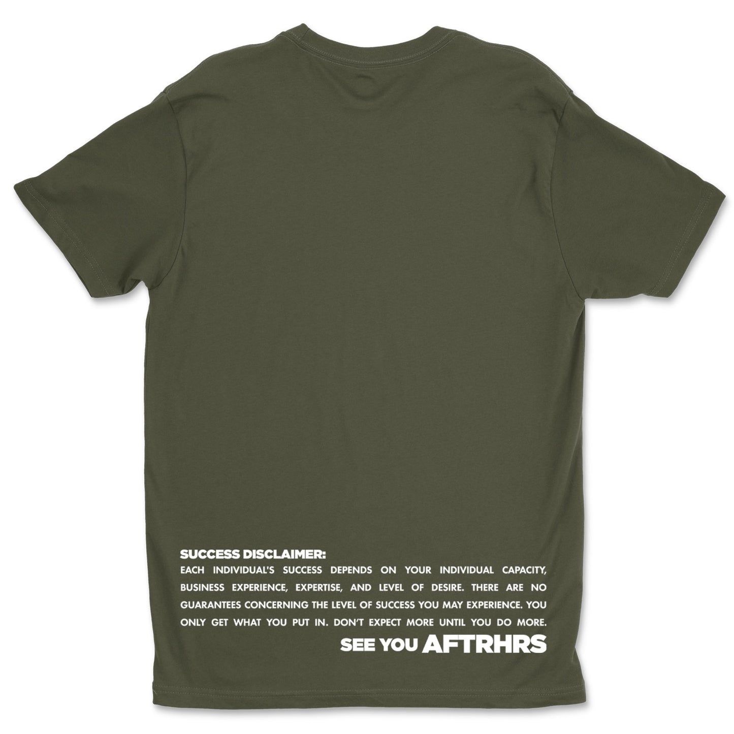 Success Disclaimer Shirt - Olive