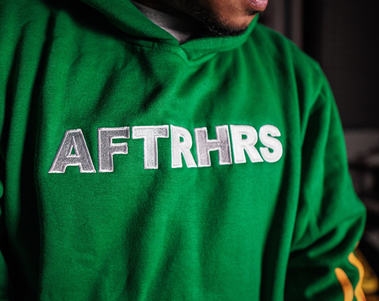 Don't Let Your Time Burn Heavyweight Hoodie - Green