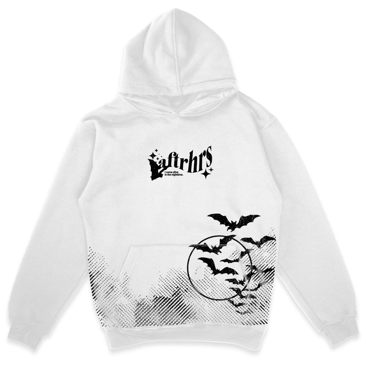 I Come Alive Heavyweight Hoodie - White