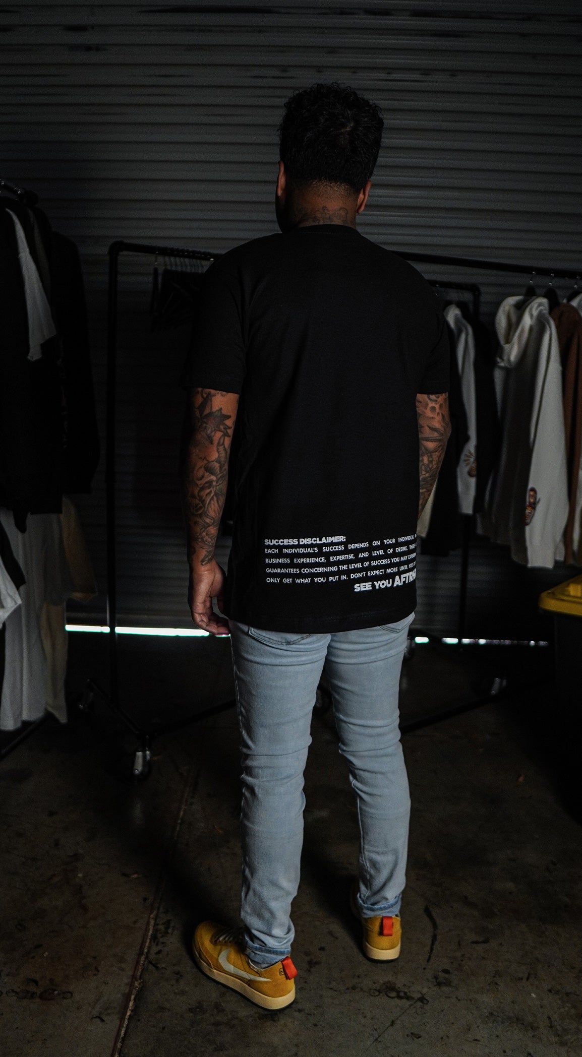 Success Disclaimer Shirt - Black