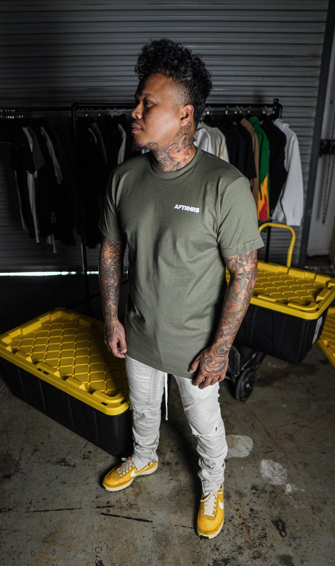 Success Disclaimer Shirt - Olive