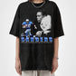 Barry Sanders Shirt - Acid Wash Black Tee