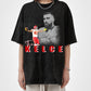 Travis Kelce Shirt - Acid Wash Black Tee