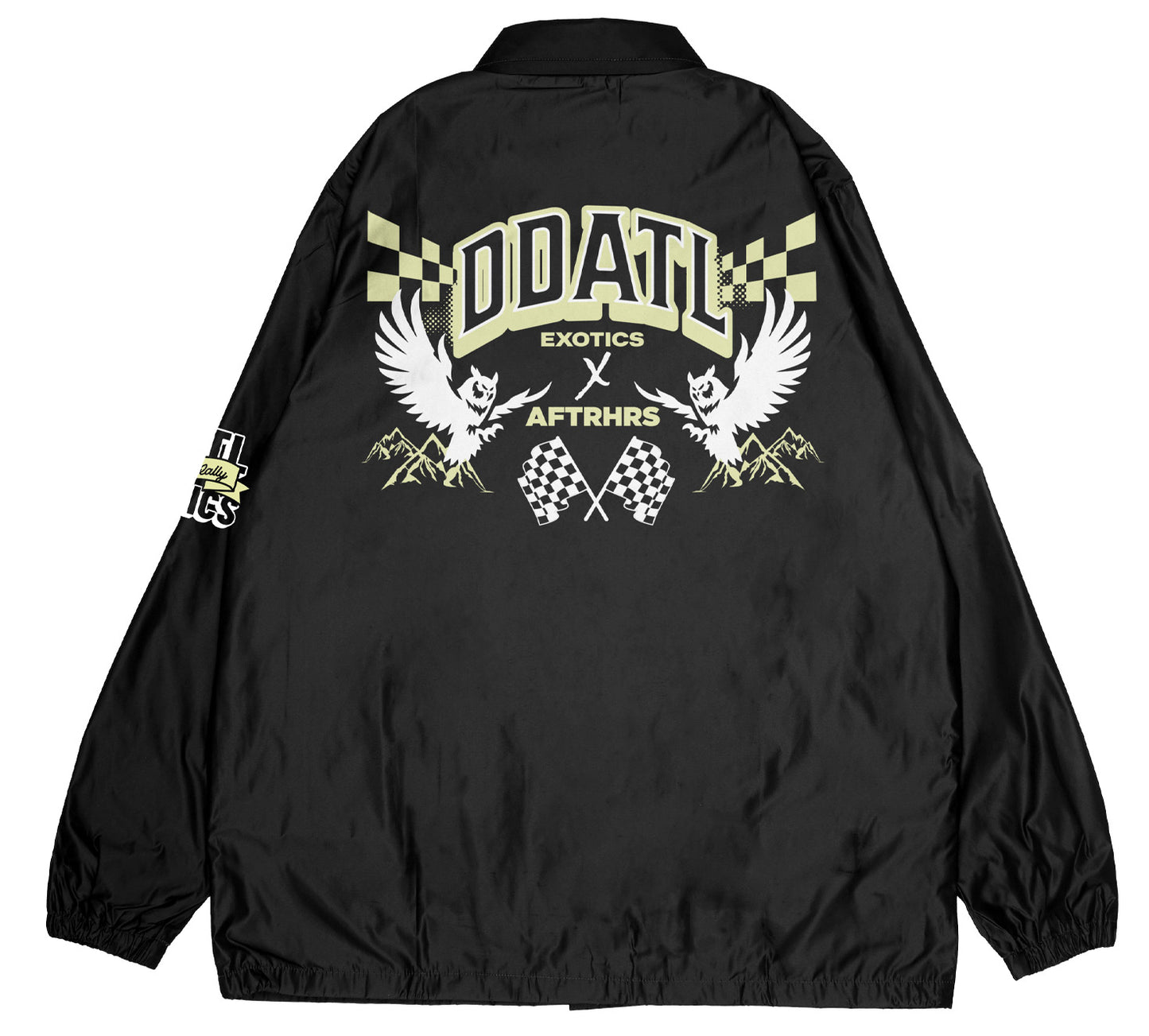 DDATL Exotics X AFTRHRS Coaches Jacket - Black