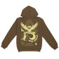 Rise Above Hoodie - Brown / Cream - FREE w/ Purchase of 2 Hoodies