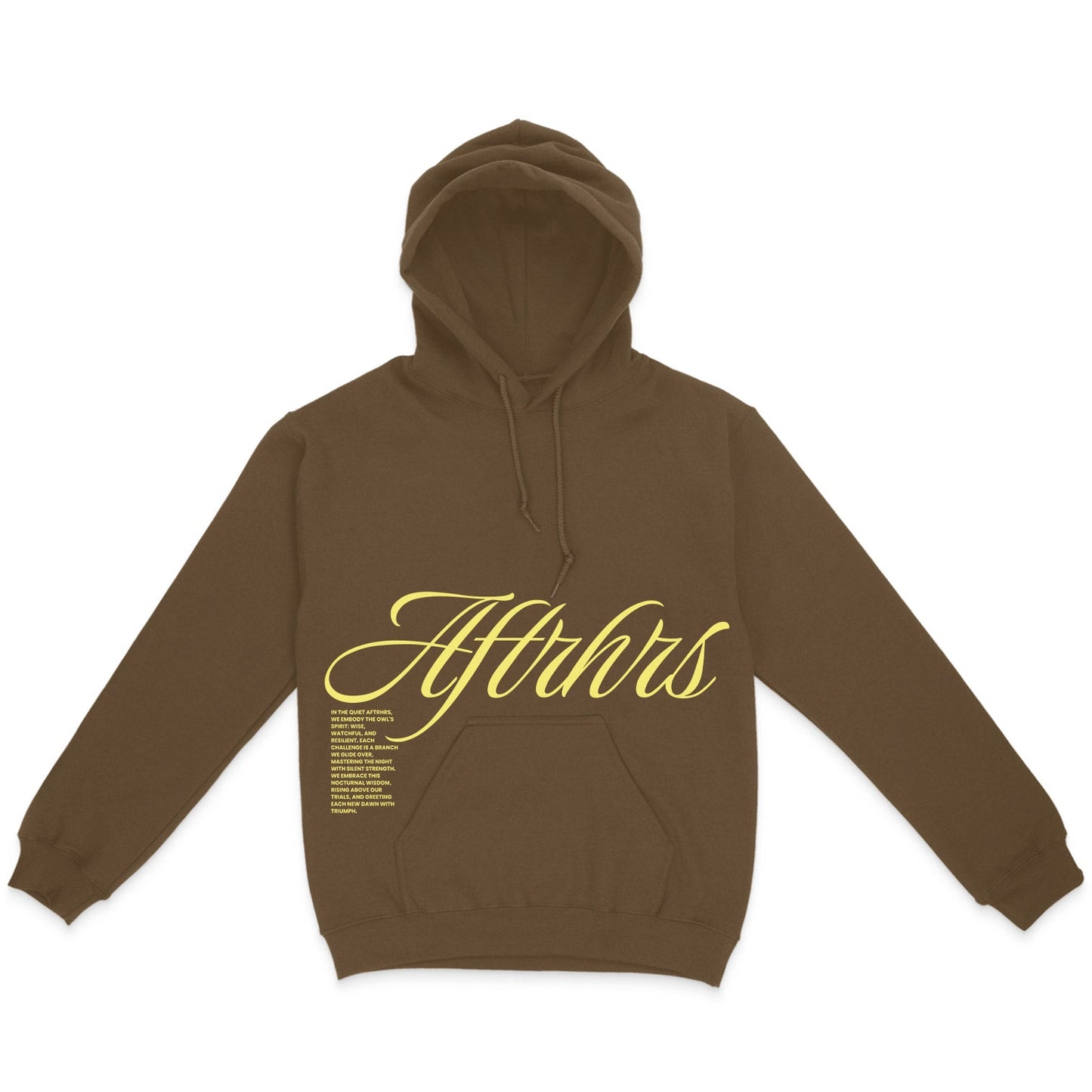 Rise Above Hoodie - Brown / Cream - FREE w/ Purchase of 2 Hoodies