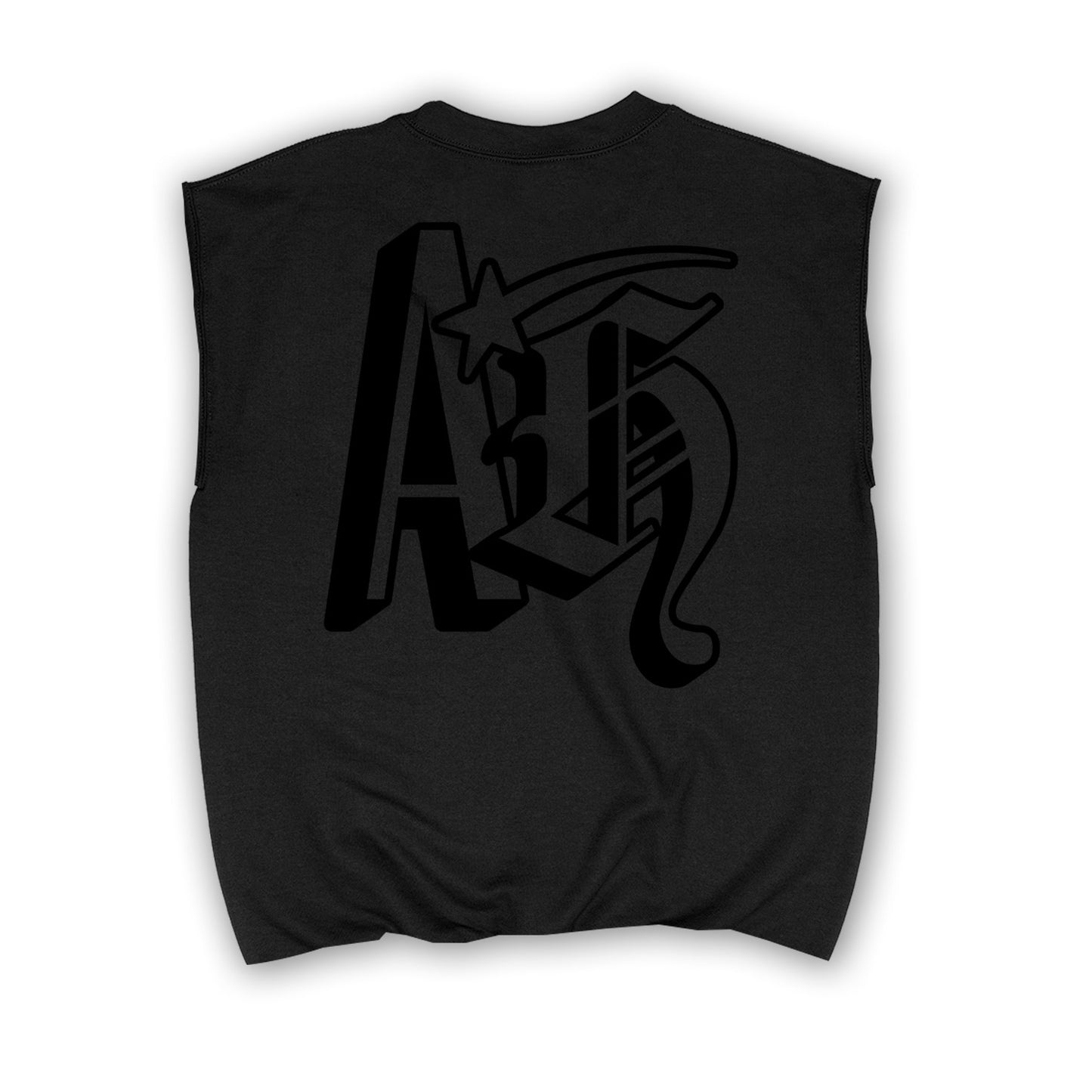 Staple Blacked Out Cropped Tank - Black