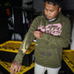 Y2K AFTRHRS Hoodie - Vintage Olive